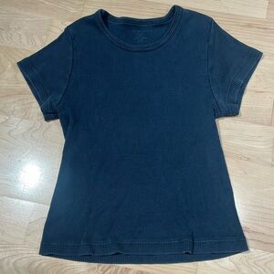 Brandy Melville Navy Crop Top